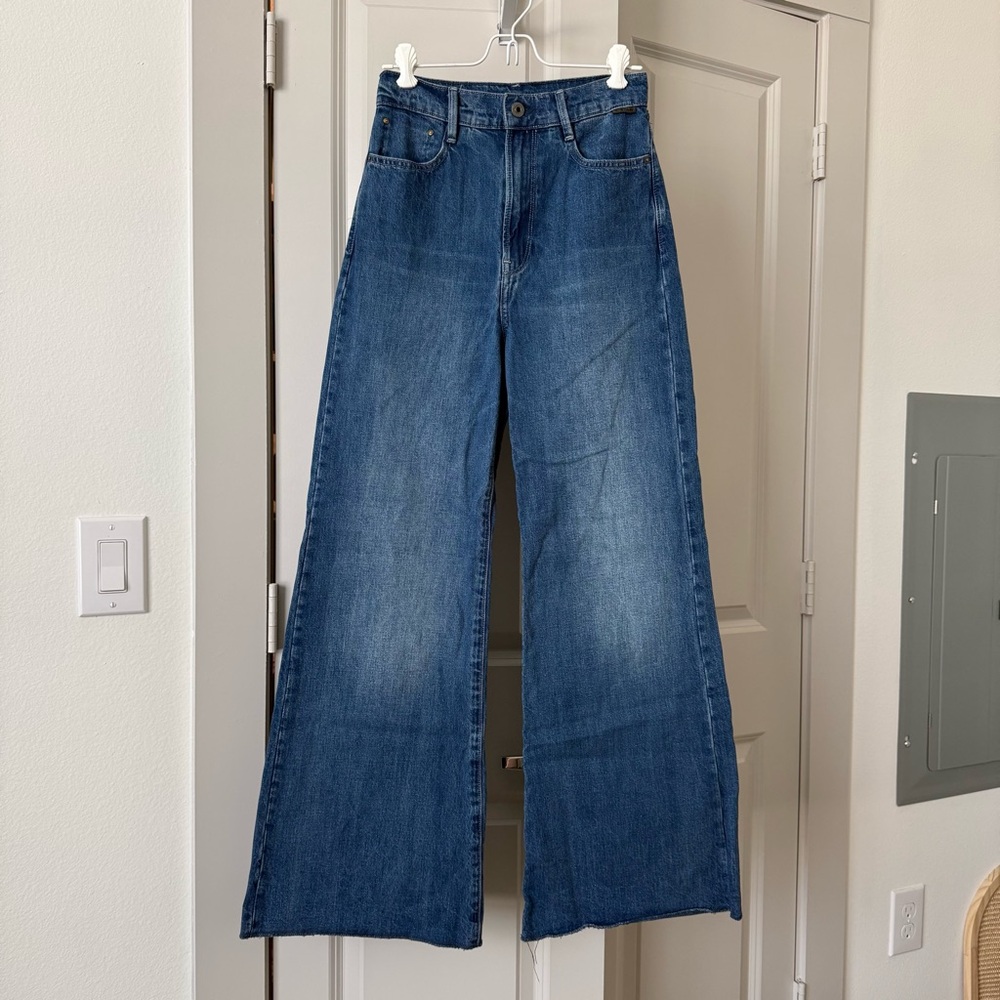 G-Star Deck Ultra High Rise Wide Leg Jeans
